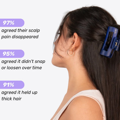 Breezy Cloud Clip - Flexible hair claw clip